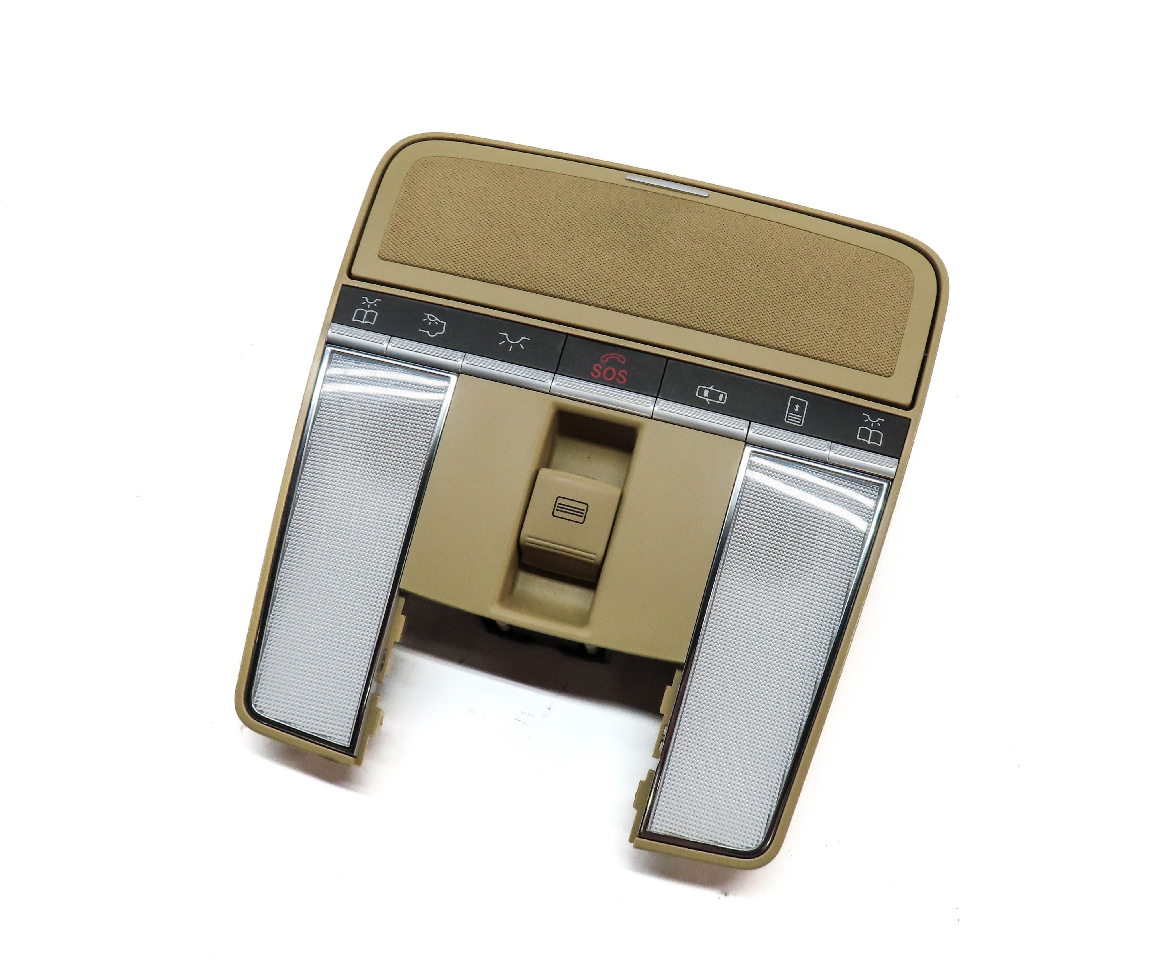 2013 MERCEDES S550 (W221) FRONT CENTER ROOF DOMELIGHT DOME LIGHT (Brown) — exact item pictured